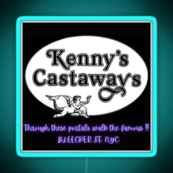 Kenny S Castaways Live Music Bar NYC RGB Neon Sign