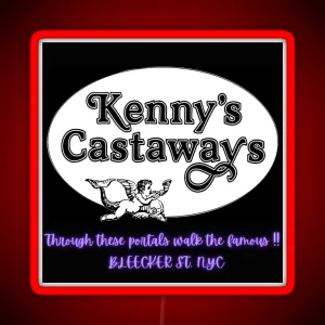 Kenny S Castaways Live Music Bar NYC RGB Neon Sign