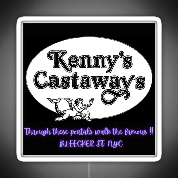 Kenny S Castaways Live Music Bar NYC RGB Neon Sign