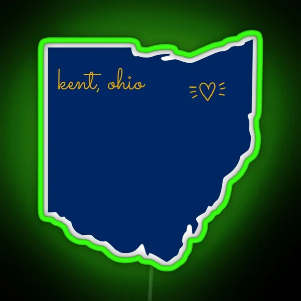 Kent Ohio RGB Neon Sign