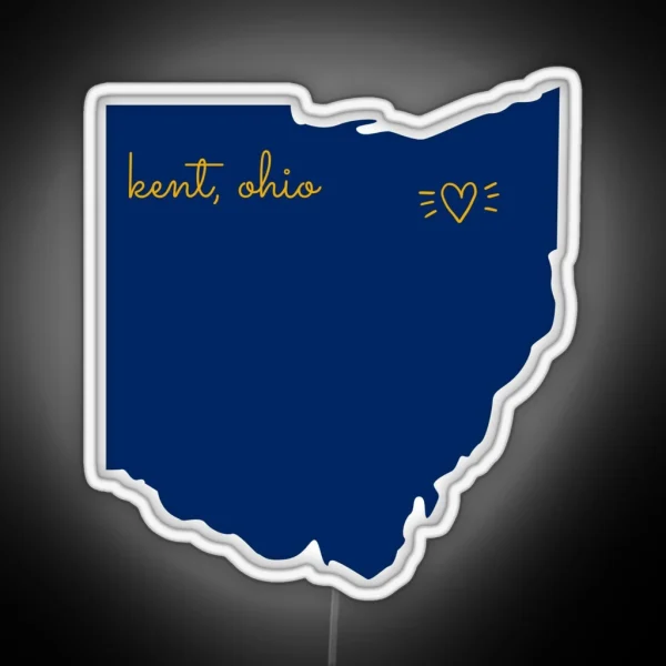 Kent Ohio RGB Neon Sign