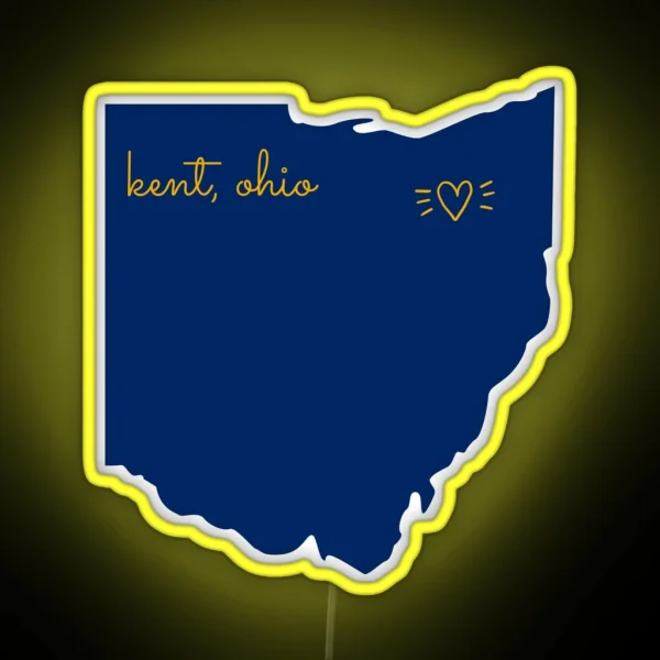 Kent Ohio RGB Neon Sign