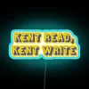 Neon Wall Sign Encourages Reading and Writing with Vibrant Lettering