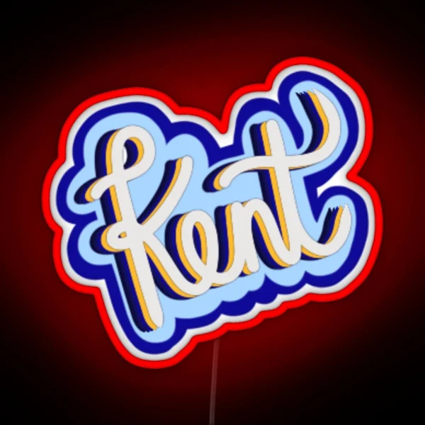 Kent Script RGB Neon Sign