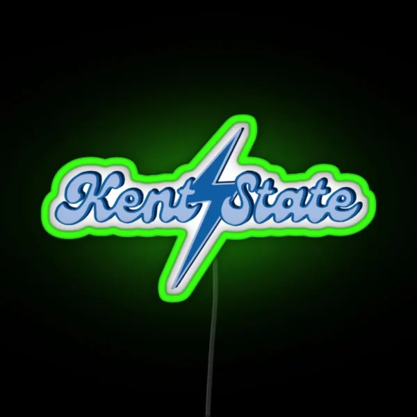 Kent State In Blue RGB Neon Sign
