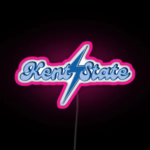 Kent State In Blue RGB Neon Sign