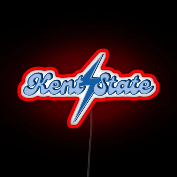 Kent State In Blue RGB Neon Sign