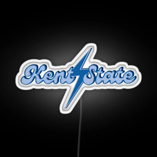 Kent State In Blue RGB Neon Sign