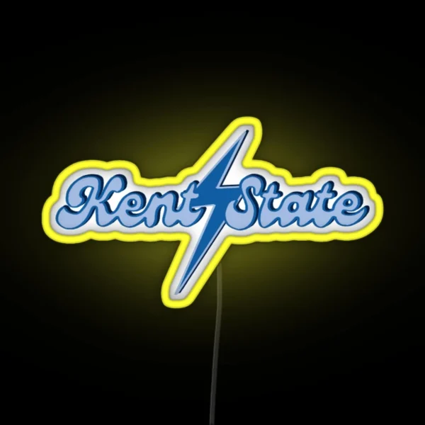 Kent State In Blue RGB Neon Sign
