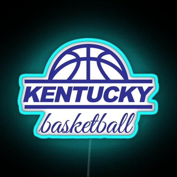 Kentucky Basketball Blue RGB Neon Sign
