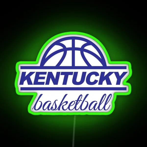 Kentucky Basketball Blue RGB Neon Sign