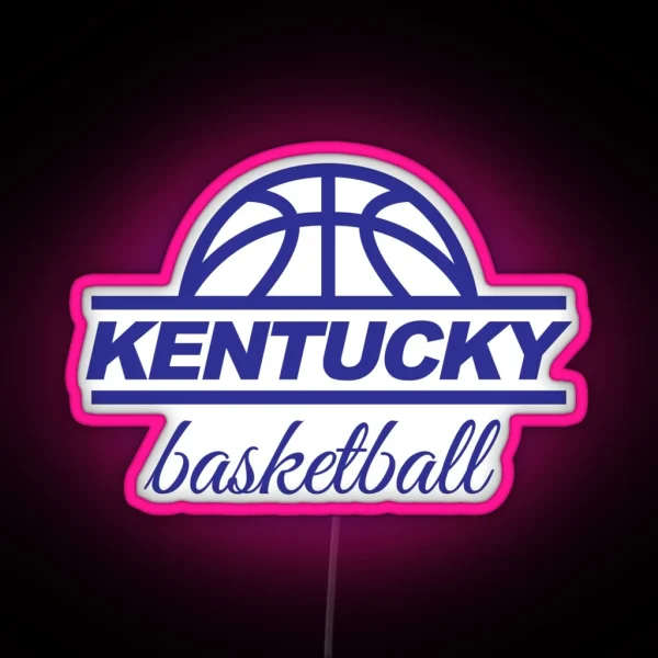 Kentucky Basketball Blue RGB Neon Sign