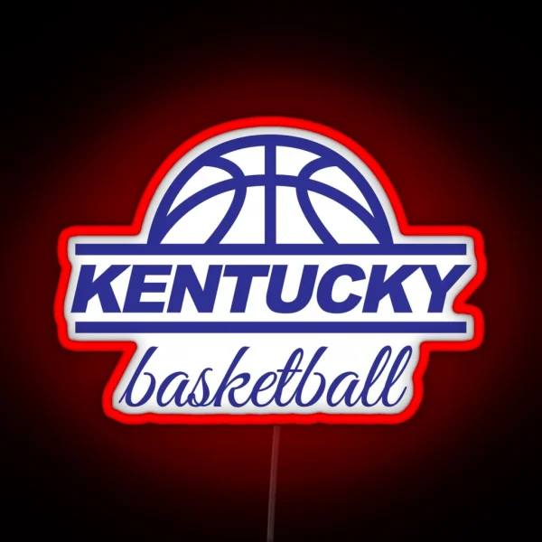 Kentucky Basketball Blue RGB Neon Sign
