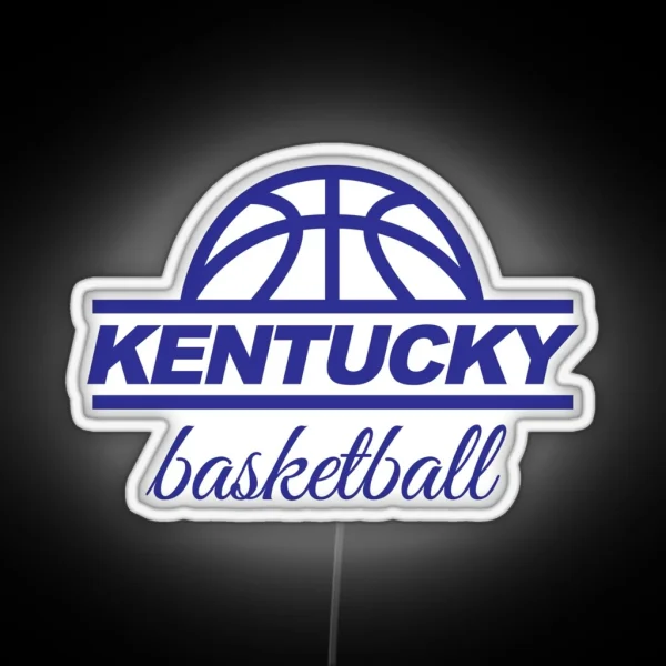 Kentucky Basketball Blue RGB Neon Sign
