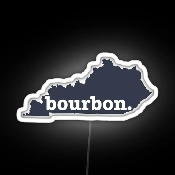Kentucky Bourbon Led Navy RGB Neon Sign