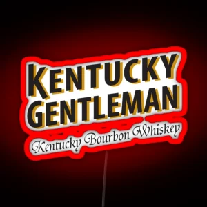 Kentucky Whiskey Logo RGB Neon Sign