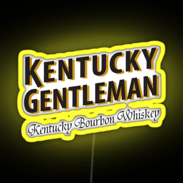 Kentucky Whiskey Logo RGB Neon Sign