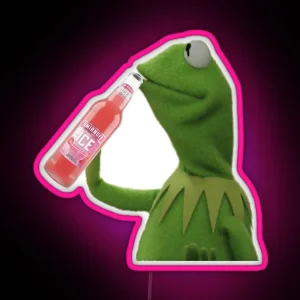 Kermit Gets Iced RGB Neon Sign