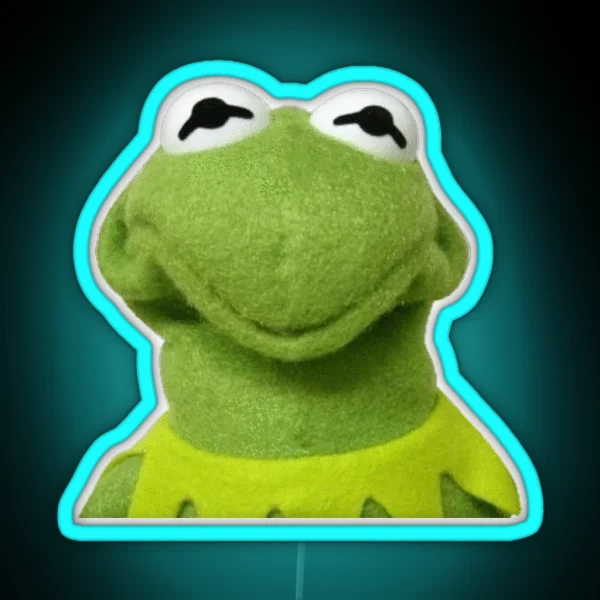 Kermit The Amphibian RGB Neon Sign