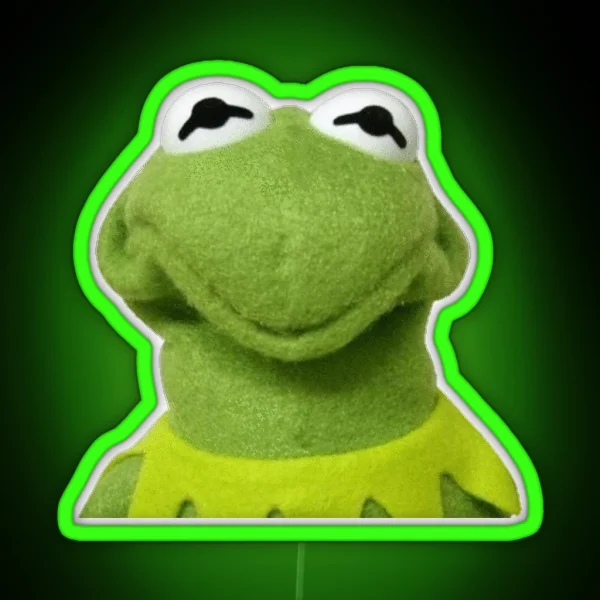Kermit The Amphibian RGB Neon Sign