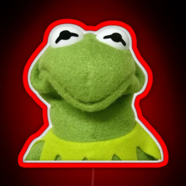 Kermit The Amphibian RGB Neon Sign