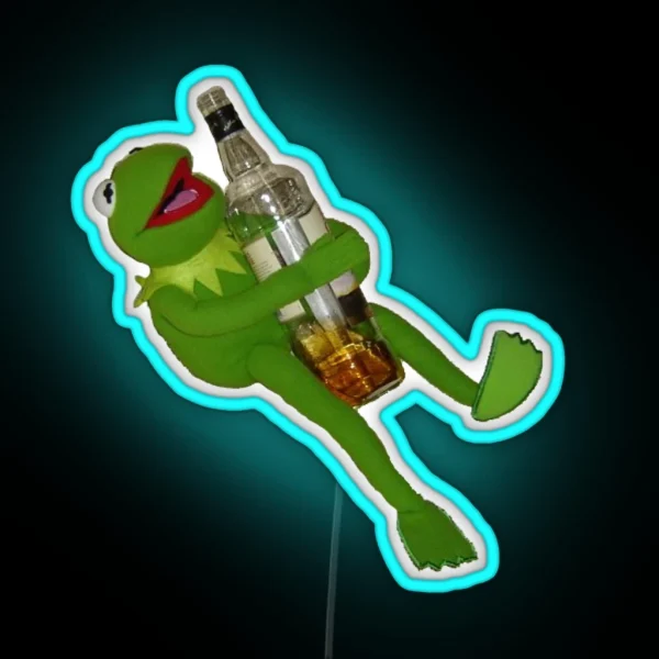 Kermit Unleashed RGB Neon Sign