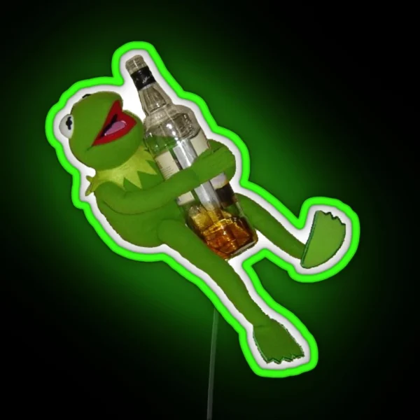 Kermit Unleashed RGB Neon Sign