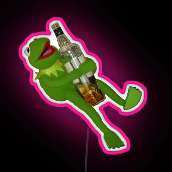 Kermit Unleashed RGB Neon Sign