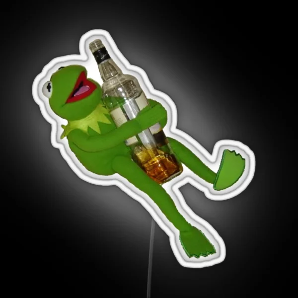 Kermit Unleashed RGB Neon Sign