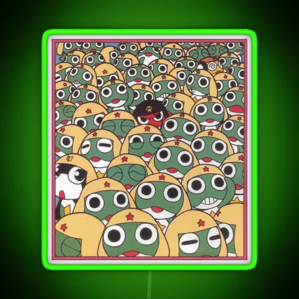 Keroro Gunso Sgt Frog RGB Neon Sign