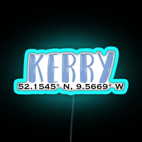 Kerry Coordinates RGB Neon Sign