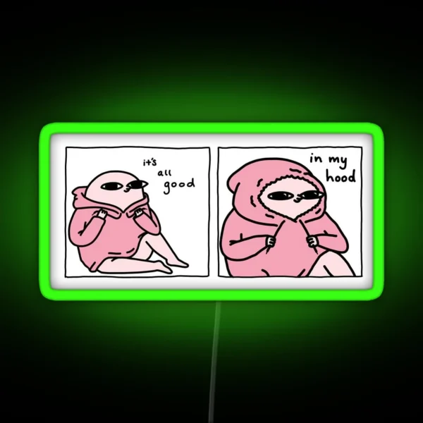 Ketnipz In Hoodie RGB Neon Sign