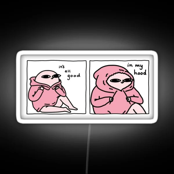 Ketnipz In Hoodie RGB Neon Sign