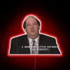 Kevin Malone's Patiently Waiting For Coffee Break Neon Office Sign