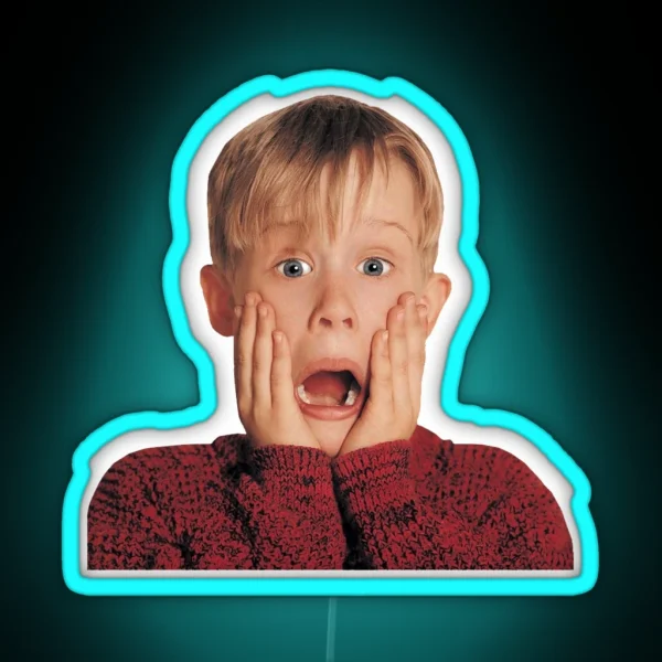 Kevin Mccalister Home Alone Movie RGB Neon Sign