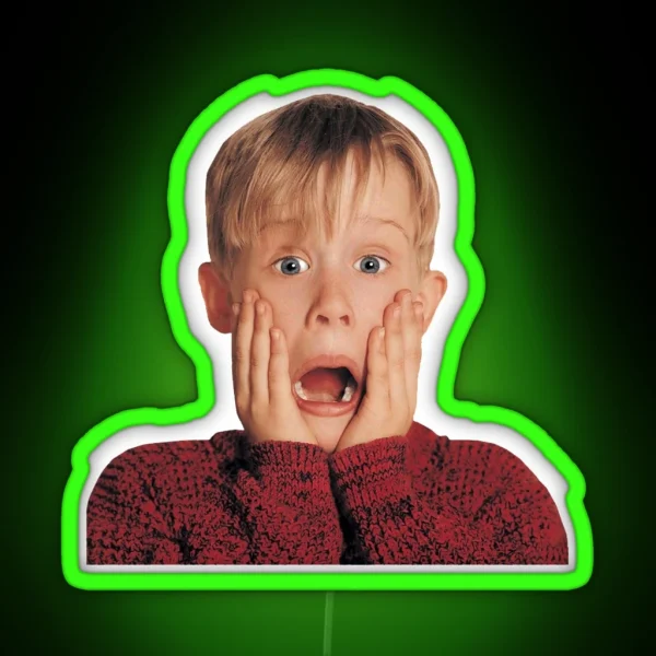 Kevin Mccalister Home Alone Movie RGB Neon Sign