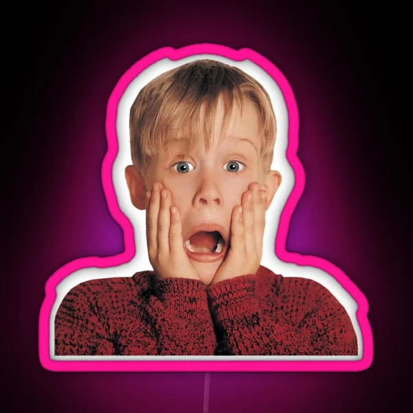 Kevin Mccalister Home Alone Movie RGB Neon Sign