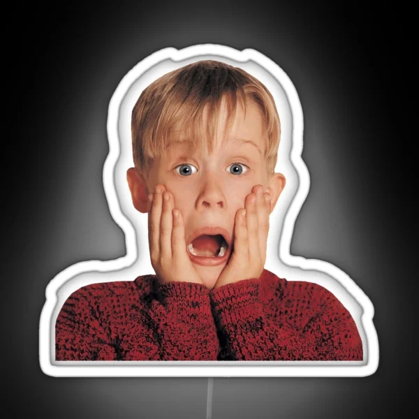 Kevin Mccalister Home Alone Movie RGB Neon Sign