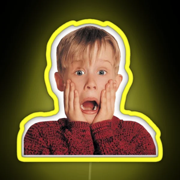 Kevin Mccalister Home Alone Movie RGB Neon Sign