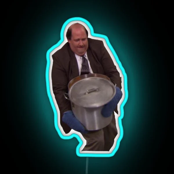 Kevin Spills His Chili The Office RGB Neon Sign