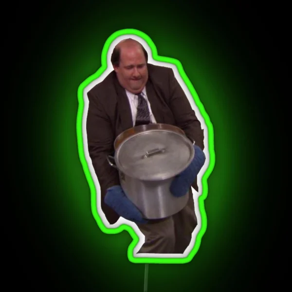 Kevin Spills His Chili The Office RGB Neon Sign