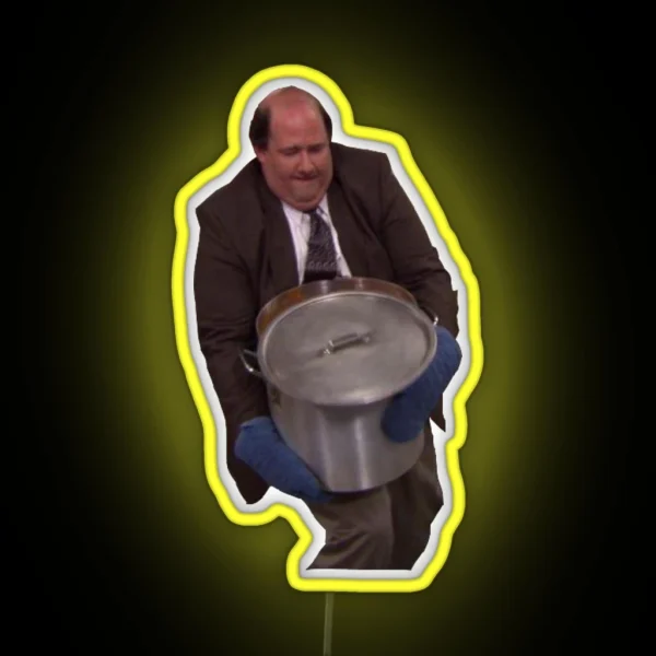 Kevin Spills His Chili The Office RGB Neon Sign