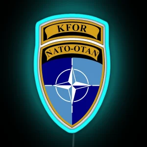 KFOR NATO RGB Neon Sign