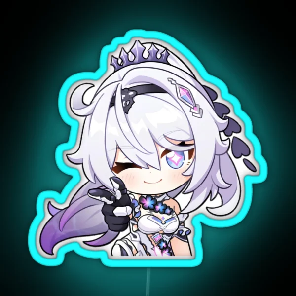 Kiana Kaslana Herrscher Of Finality Honkai Impact 3rd RGB Neon Sign