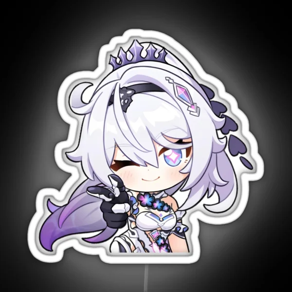 Kiana Kaslana Herrscher Of Finality Honkai Impact 3rd RGB Neon Sign