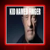 Neon Sign with Kid's Name in Bold Finger Style Letters