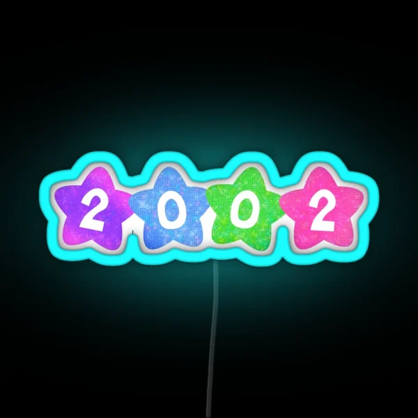 Kidcore 2002 RGB Neon Sign