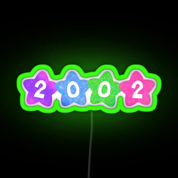 Kidcore 2002 RGB Neon Sign