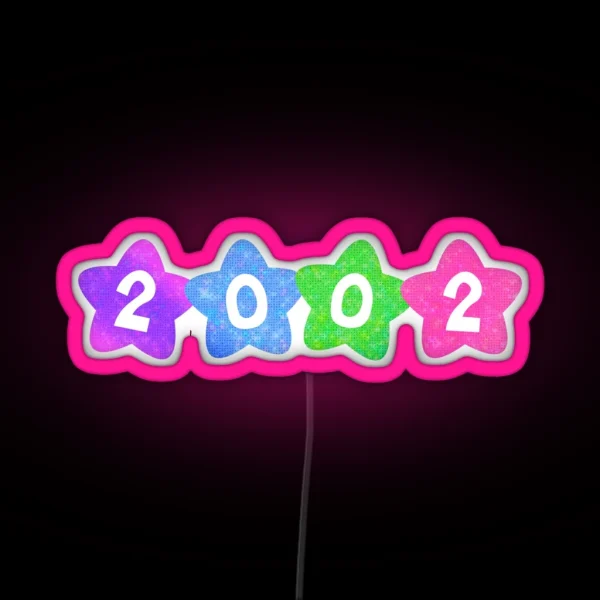Kidcore 2002 RGB Neon Sign