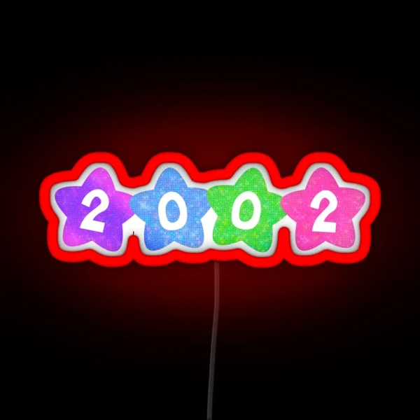 Kidcore 2002 RGB Neon Sign